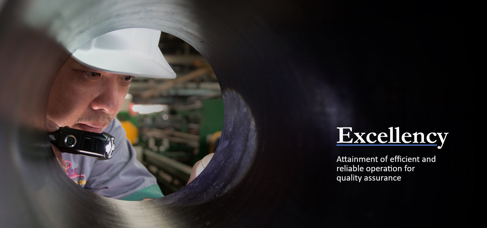 Quality inspection of a Wellcall industrial hose